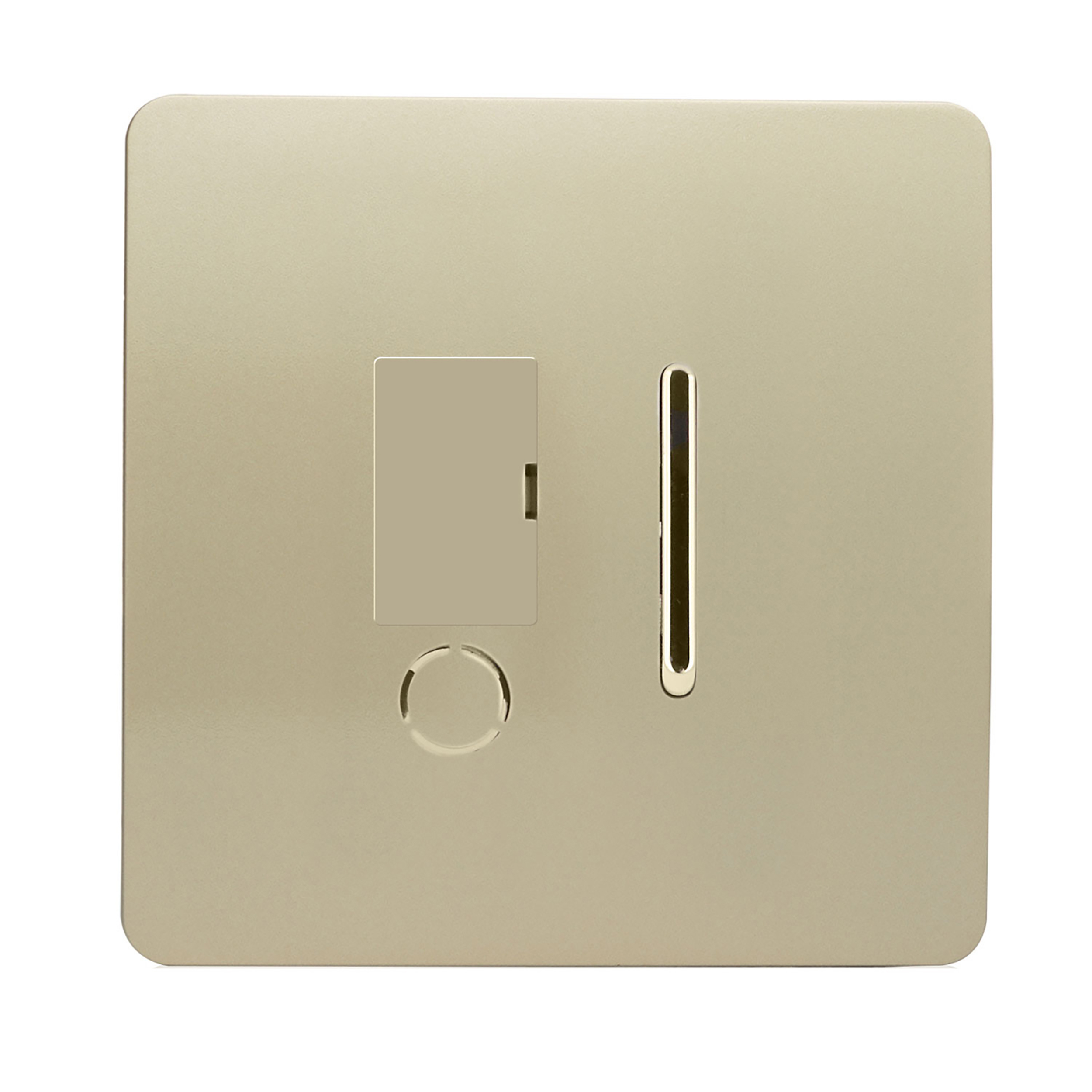 ART-FSGO  Switch Fused Spur 13A With Flex Outlet Champagne Gold